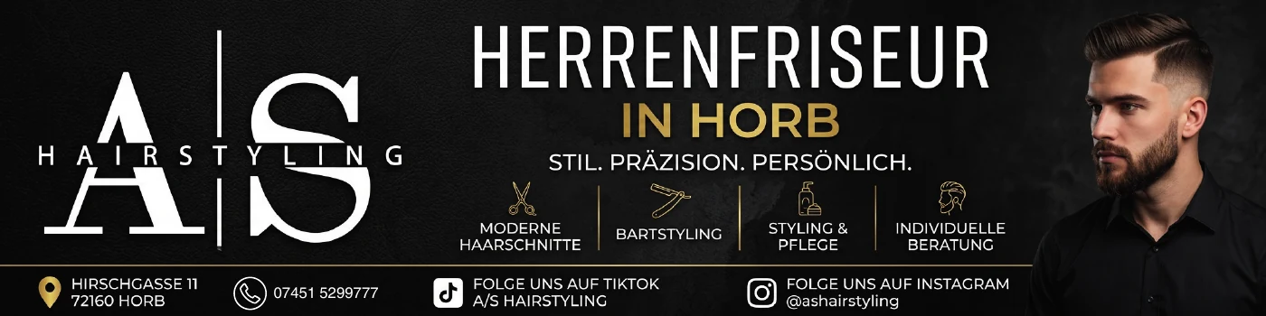 A/S Hairstyling, Herrenfriseur in Horb